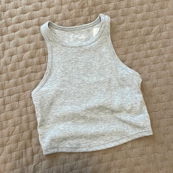 aerie Tops - Grey Tank